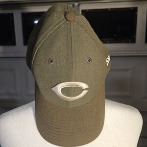 New Era Olive Green Cap with Logo